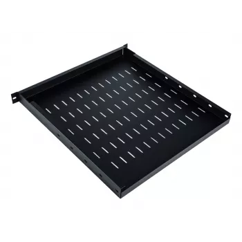 Plaukts Digitus TN-19-5/9-1U-W-BK Tērauds Melns 19 collas 500 mm Dziļums
