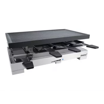 Steba RC 68 Raclette grils - 1.2 kW - Melns/Nerūsējošais tērauds