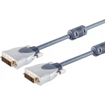 Video kabelis ShiverPeaks DVI 24+1, 2,0 m, DVI-D (dual-link) vīriešu–vīriešu