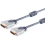 Video kabelis ShiverPeaks DVI 24+1, 2,0 m, DVI-D (dual-link) vīriešu–vīriešu