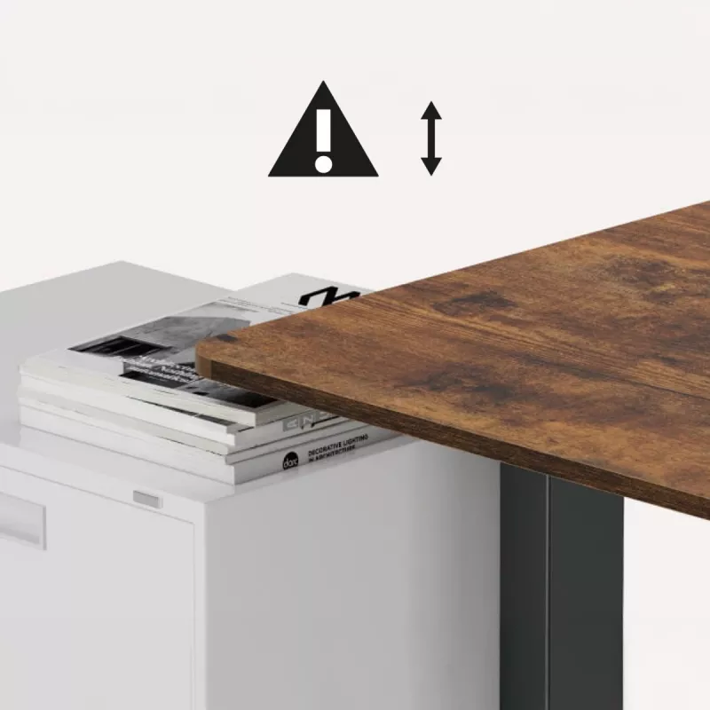 Ergo Office elektriski regulējams augstuma galds, max augstums 1160mm, max slodze 80kg, bez darba virsmas, melns, ER-400 B
