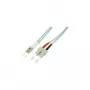 Logilink optiskā lēcienkabeļa LC daudzmodu (M) - SC daudzmodu (M) 5 m OM3 50/125 µm halogenbrīvs akvamarīns (1P3LS05)