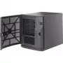 Super Micro Supermicro SC721 TQ-350B - Tornis - Mini-ITX 350 W (ATX) - Melns - USB (CSE-721TQ-350B)
