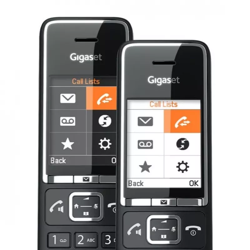 Bezvadu telefons Gigaset Comfort 550 — DECT klausule ar ilgu akumulatora darbības laiku