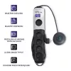 Pārsprieguma aizsargs Qoltec 50171 Melns 7 AC Kontaktligzdas 230V 1.5m
