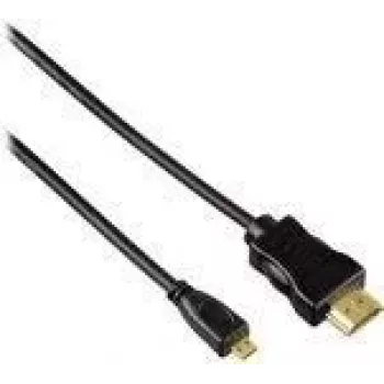 Hama HDMI 2m kabelis HDMI Type A (Standarta) – HDMI Type D (Micro) Melns