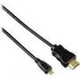 Hama HDMI 2m kabelis HDMI Type A (Standarta) – HDMI Type D (Micro) Melns