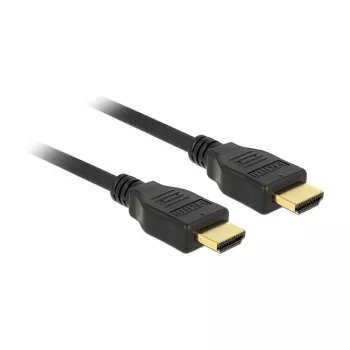 HDMI kabelis DeLOCK 84713 1m Type A vīrietis uz vīrieti Melns