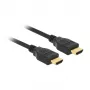 HDMI kabelis DeLOCK 84713 1m Type A vīrietis uz vīrieti Melns