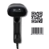 Rokas svītrkodu lasītājs QOLTEC 50863 — 1D/2D skeneris, USB vads, LED sensors, melns, 5V, 1.8 m kabelis