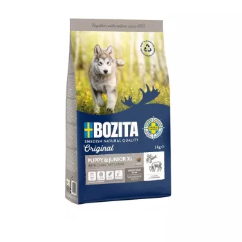 BOZITA Original Puppy & Junior XL Lamb - sausā suņu barība - 12kg