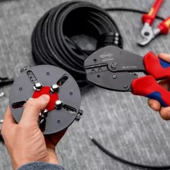 Knipex 97 33 03 MultiCrimp knaibles PV savienotājiem MC4 un MC4 EVO2