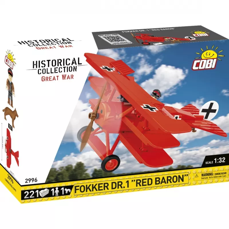 Bloki Fokker DR.1 Red Baron 221 gabali