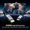 DisplayPort kabelis Unitek C1626GY01-1.5M — 1,5 m, DisplayPort 2.1, Tēviņš-Tēviņš, 360 Hz, 15360×8640, Pelēks