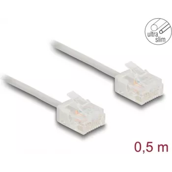 DeLOCK RJ45 Cat.6 tīkla kabelis 0,5 m Pelēks