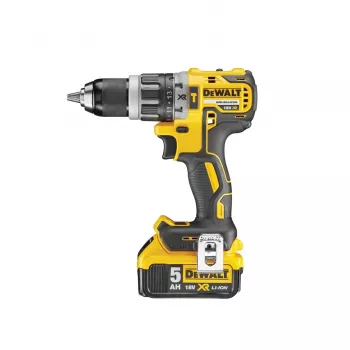 Bezvadu urbjmašīna DeWALT DCD796P2 18V Li-Ion 5Ah Bezatslēgas patrona 13 mm, 2 ātrumi, 1.8 kg
