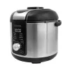 Rīsu plīts GASTROBACK Rice Control Low Carb & Steam, 3 L, 450 W, melna/nerūsējošais tērauds