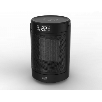 Keramikas sildītājs ar ventilatoru Mill FH1500BLACK 1500 W telpām līdz 22 m², melns
