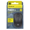 Vadu optiskā pele DEFENDER PATCH MS-759 USB Type-A, ambidekstrāla, 1000 DPI, melna