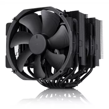 Noctua NH-D15 Chromax Pure Black CPU dzesētājs ar diviem 140mm ventilatoriem