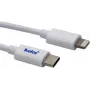 helos USB-C uz Lightning kabelis 718011 — 1 m, balts, uzlāde un datu sinhronizācija