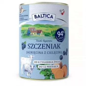 BALTICA regional flavours Kucēns Jērs ar teļu - mitrā suņu barība - 400g
