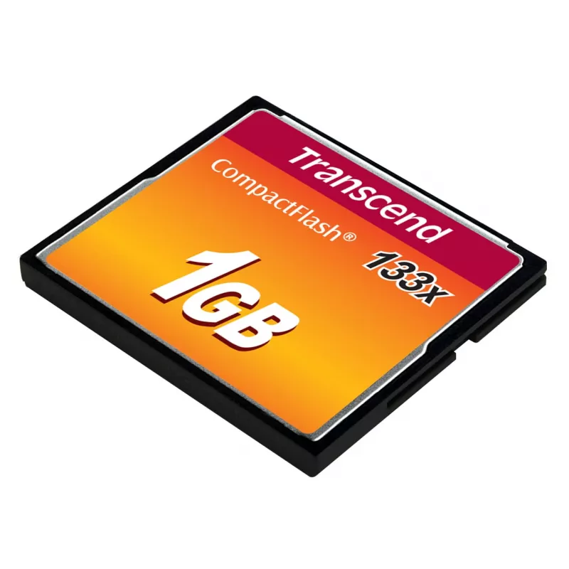 Transcend CompactFlash atmiņas karte 1 GB 133x (TS1GCF133)