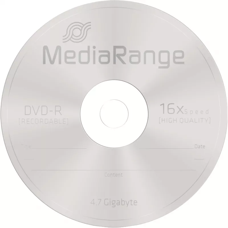 MediaRange MR442 tukšs DVD-R disks 4.7 GB 100 gab.