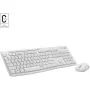 Logitech MK295 Klusā tastatūra un pele, balta, bezvadu ar USB uztvērēju, Šveices izkārtojums, 920-009872