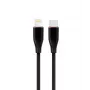 Lightning kabelis GEMBIRD CC-USB2S-CM8PM-1.5M-BK, 1.5 m