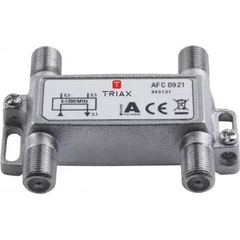 Triax AFC 0921 - 75 Ohm - 5 - 1218 MHz - Sudraba - Female - 4,3 dB - F-veida (343131)