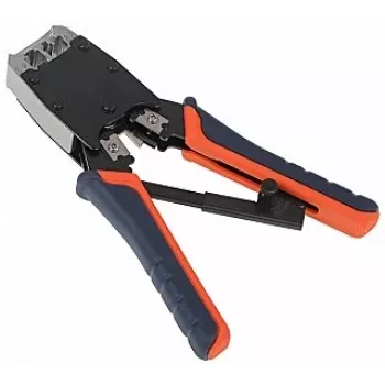 Krimpēšanas knaibles INNE HT-500R ar regulējamu spiedienu un ergonomisku rokturi modulārajiem savienotājiem un tīkla kabeļiem