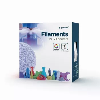 3D drukas materiāls ABS Gembird 3DP-ABS1.75-01-FY Dzeltens 1 kg