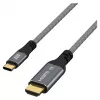 EFB Elektronik USB-C uz HDMI kabelis 4K30Hz Pelēks - Kabelis - Digitāls/Dati (USB-HDMI-00001)