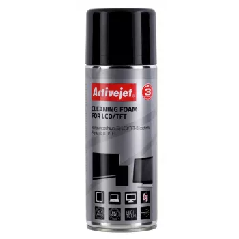 Putu tīrīšanas līdzeklis ActiveJet AOC-105, 400 ml aerosols LCD/LED/Plasma ekrāniem un plastmasai