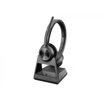 Poly Savi 7320 Stereo Microsoft Teams sertificētas DECT 1880-1900 MHz Top EMEA - INTL angļu val. Eiropas spraudnis
