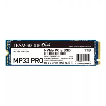 SSD disks Team Group 1 TB M.2 PCI Express 3.0 NVMe MP33 PRO