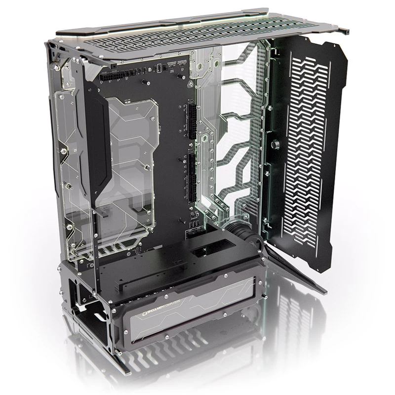 Singularity Computers Spectre Integra-M Mid Tower Elite Dark - melns