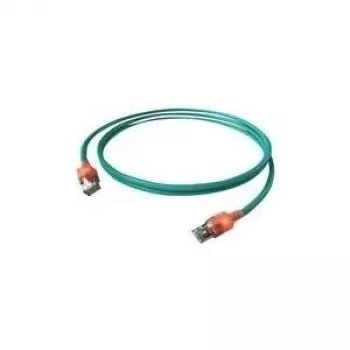 Easylan CS1OAADAD0030 RJ45 tīkla kabelis, patch kabelis CAT 6a S/FTP 3 m pelēks ar LED 1 gab.