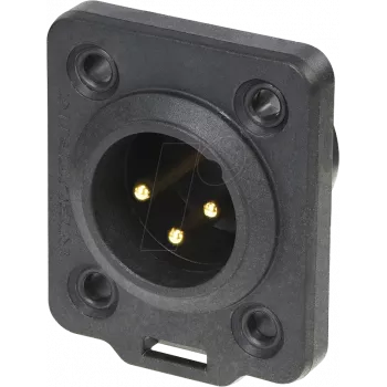Neutrik NC3MDX-TOP vadu savienotājs XLR melns (NC3MDX-TOP)