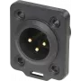 Neutrik NC3MDX-TOP vadu savienotājs XLR melns (NC3MDX-TOP)