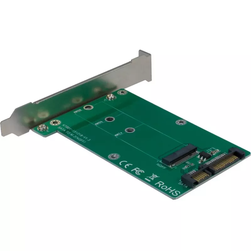 Inter-Tech KT001B M.2 uz SATA interfeisa karte