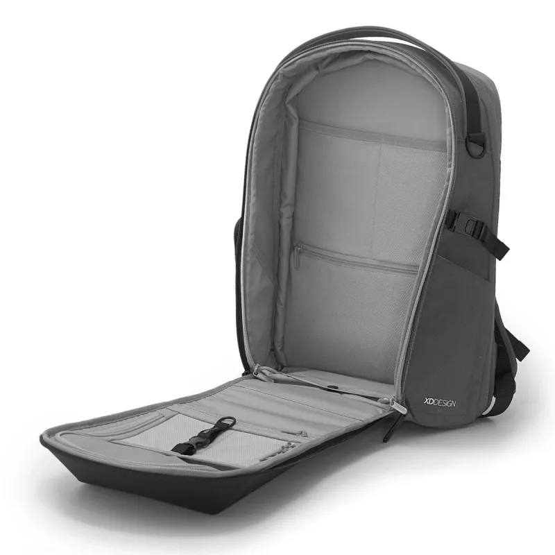 Mugursoma XDDESIGN Bizz Grey P705.932 — ūdensizturīga, viegla pilsētas mugursoma