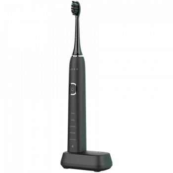 AENO Sonic Electric Toothbrush DB6 Melna: 5 režīmi, bezvadu uzlāde, 46000 apgr./min, 40 dienas bez uzlādes, IPX7