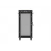 Rack skapis LANBERG FF01-6624-23BL 24U brīvi stāvošs 19 collu 600×600 mm IP20 melns
