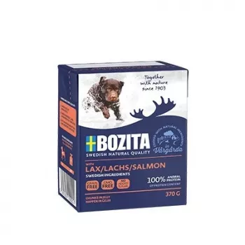Bozita 00004260 mitrā suņu barība ar lasi pieaugušiem suņiem 370 g