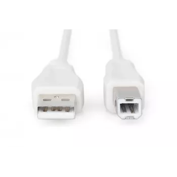 Assmann USB savienojuma kabelis, tips A - B, vīriešu/vīriešu, 3.0 m, USB 2.0, UL, AK-300102-030-E