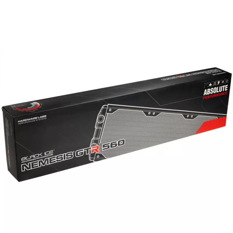 Radiators Hardware Labs Black Ice Nemesis 560 GTR, 560 mm, melns