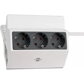 Brennenstuhl 1150070 pagarinātājs 3 m, 3 kontaktligzdas, iekštelpām, IP20, antracīts/balts, 16 A