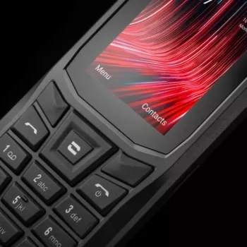 Crosscall Core-S5 mobilais telefons, 2.4 collu, 4G, divas SIM, melns